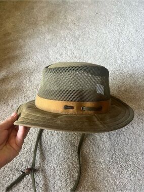 Outback Trading Company #6094 Willis Mesh Mens M Hat Original Outback Oilskin